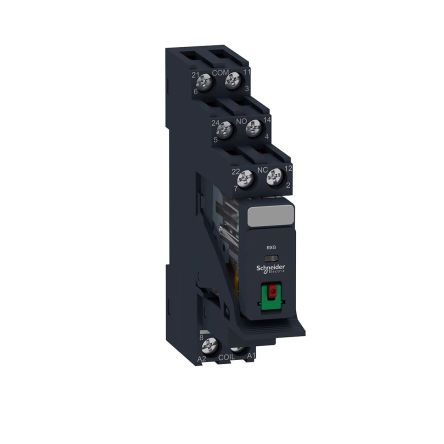 Schneider Electric Harmony Relay RXG Series Interface Relay, DIN Rail, 24 V Ac Coil, DPDT