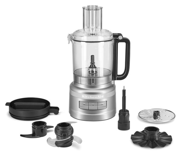 KitchenAid 9 Cup Food Processor  Contour Silver  KFP0921