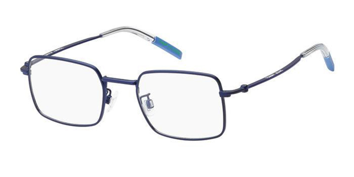 Tommy Hilfiger TJ 0049 FLL Men's Glasses Blue Size 49 - Free Lenses - HSA/FSA Insurance - Blue Light Block Available