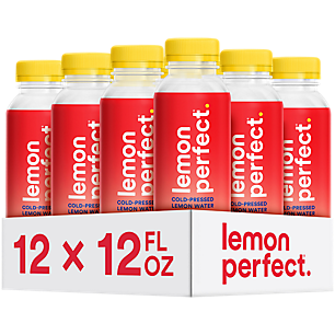 Lemon Perfect Strawberry Passion Fruit  Cold-Pressed Lemon Water  12-Pack