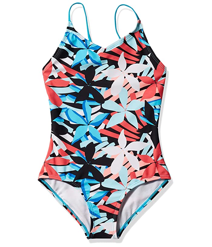 Kanu Surf Girls  Daisy Beach Sport 1-Piece Swimsuit 10 Rowan Blue