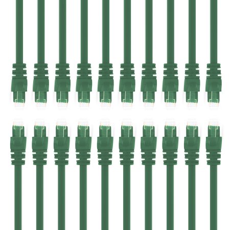 GearIt 20 Pack, Cat 6 Ethernet Cable Cat6 Snagless Patch 0.5 Feet - Computer LAN Network Cord [Lifetime Warranty]