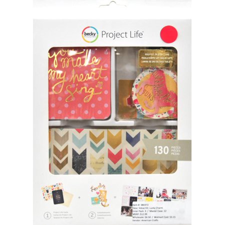 Project Life  Craft Kits  - Dear Lizzy Lucky Charm Value Scrapbook Kit