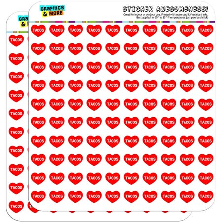 I Love Heart Tacos 200 1/2