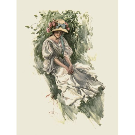 A Dream of Fair Women 1907 Sweet Charm Canvas Art - Harrison Fisher (18 X 24)