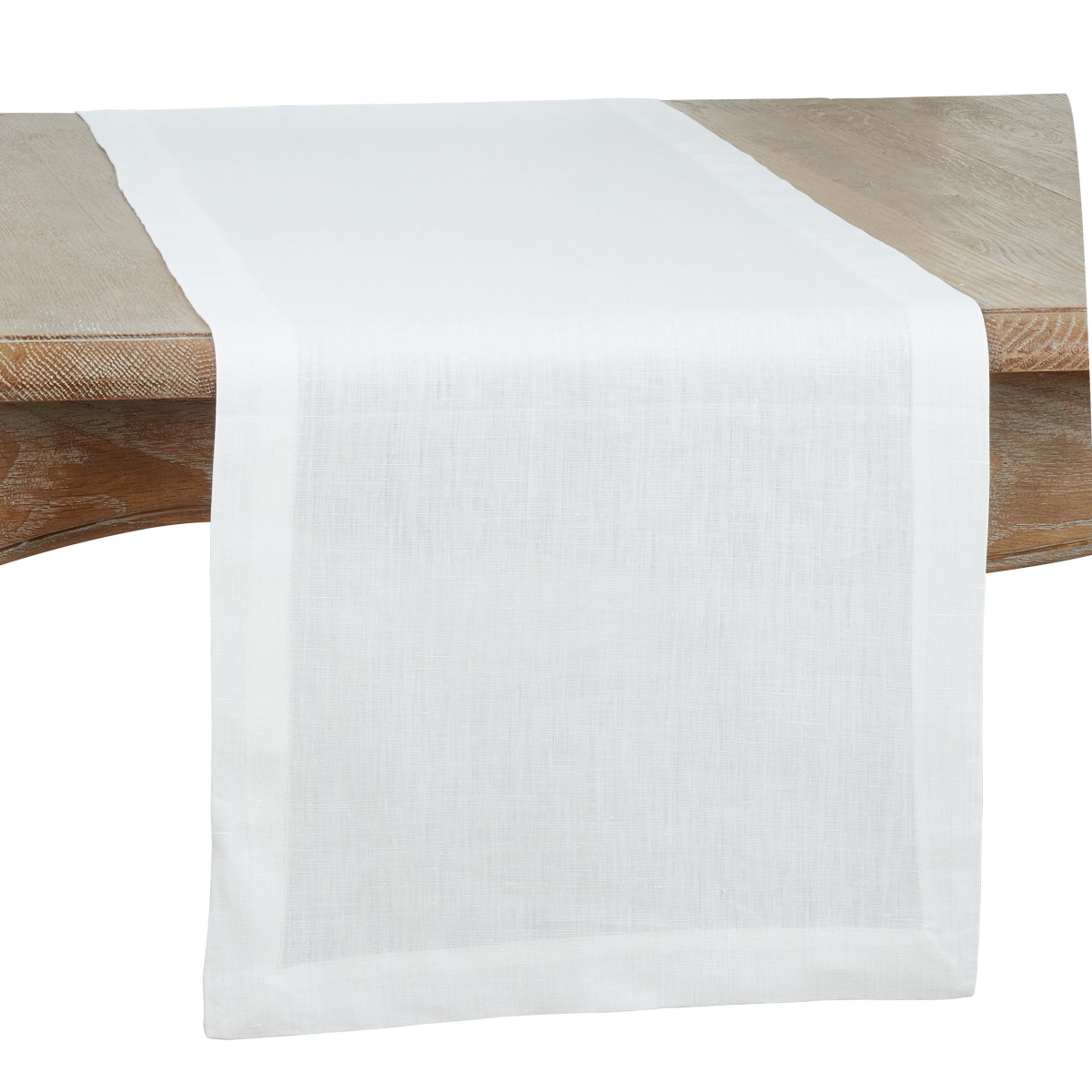 Plain Linen Table Runner - Saro Lifestyle 9905.W1654B