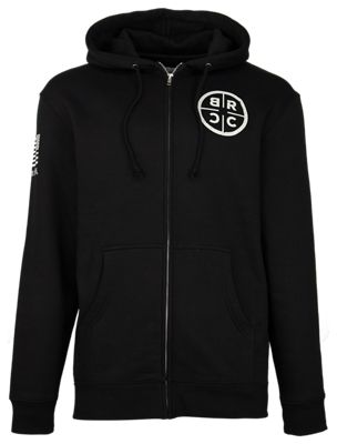 60575803 Target BRCC Vintage Logo Full-Zip Long-Sleeve Hoodie for Men - Medium