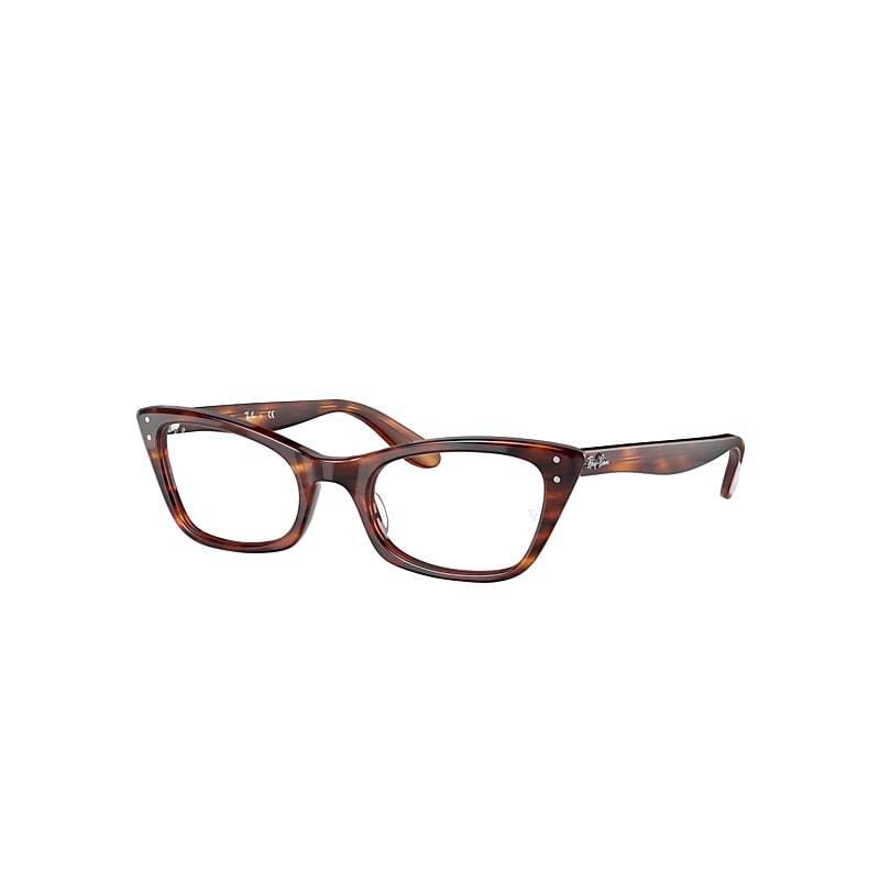 Ray-Ban Lady Burbank RX 5499 2144, Including Lenses, BUTTERFLY Glasses, FEMALE