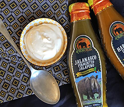 African Dream Foods Jalanasco - Fermented Jalapeno Hot Sauce  5 Fl Oz  5PK thumbnail