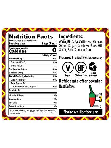 African Dream Foods Bird S Eye Chilli Hot Sauce  5 Fl Oz thumbnail
