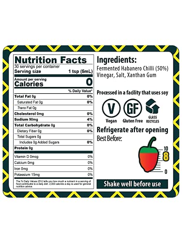 African Dream Foods  Habanasco- Fermented Habanero Hot Sauce  5 Fl Oz thumbnail