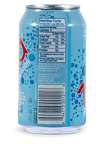 Zevia Zero Sugar  Caffeine Free Cola Soda  12 Fl Oz (Pack of 24) thumbnail