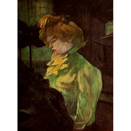 The Modiste 1900 Lautrec 1953 Canvas Art - Henri De Toulouse-Lautrec (18 X 24)