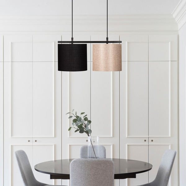 892OPV1854 Valiz - 4723 Cream Black Chandelier