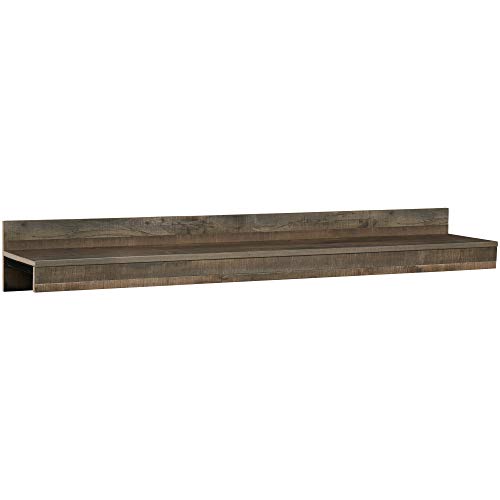 Signature Design by Ashley Trinell Rustic Entertainment Center Bridge, Sold Seperately, Brown with Gray Planked Finish