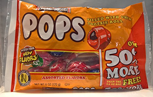 Tootsie Roll - Tootsie Pops  Assorted Flavors - 6 Oz