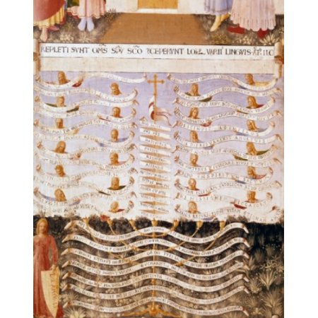 Laws of Love by Fra Angelico 1387-1455 Italy Florence Museo Di San Marco Canvas Art - Fra Angelico (18 X 24)