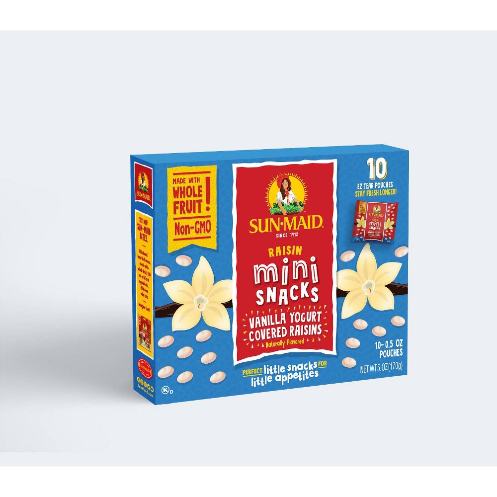 Sun Maid Raisin Mini Snacks Vanilla Yogurt Covered Raisins