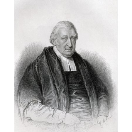 Rev Rowland Hill 1744 to 1833 English Preacher and Evangelical Engraved by S Freeman After W Derby from the Book the National Portrait Gallery Volume