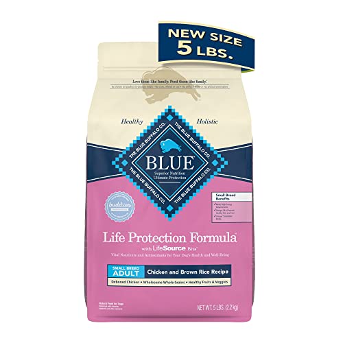 Blue Buffalo Life Protection Formula Small Breed Dry Dog Food Chicken & Brown Rice 5 Lbs
