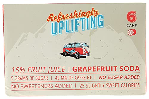 New Wave Soda, Soda Grapefruit, 12 Fl Oz, 6 Pack thumbnail