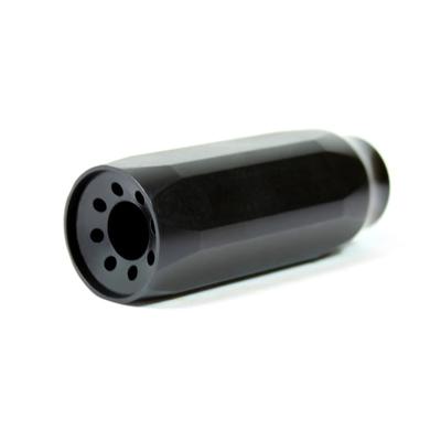 Kaw Valley Precision 3.25in Magnum Linear Compensator, .450 Bushmaster, 11/16x24 Threads per Inch, Black, Small, KVP-MAG-3252