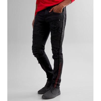 PREME Buffalo Moto Skinny Stretch Jean - Blue 33/34, Men's