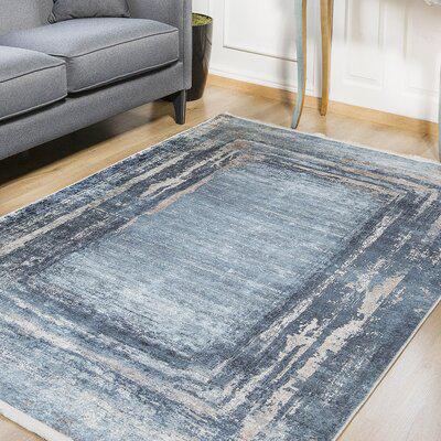 Gray Area Rug - 17 Stories USSO 15069 Area Rug Polyester/Cotton in Gray, Size 52.0 W X 4.0 D in | Wayfair 0CBE6D555215470394A4F7A9FE85FFCC