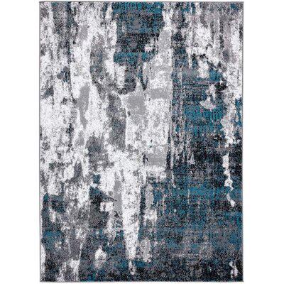 17 Stories Rugs,Divion Modern Area Rugs W/ Abstract Patterns 7681 Medium Pile Area Rug, Size 96.0 W X 0.5 D in | Wayfair