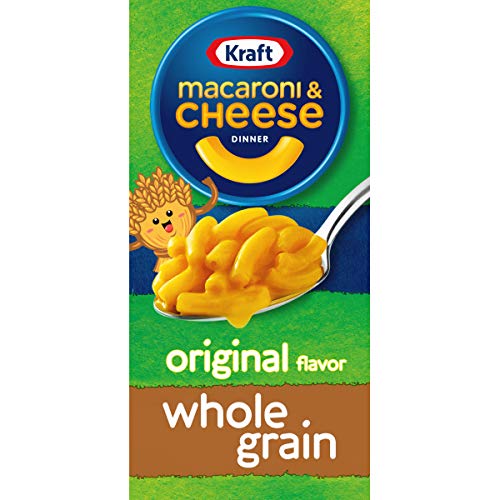 Kraft Original Flavor Whole Grain Macaroni and Cheese Meal (6 Oz Boxes, Pack of 12)