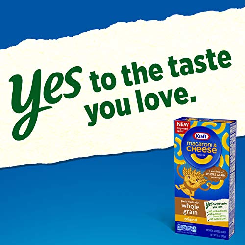 Kraft Original Flavor Whole Grain Macaroni and Cheese Meal (6 Oz Boxes, Pack of 12) thumbnail