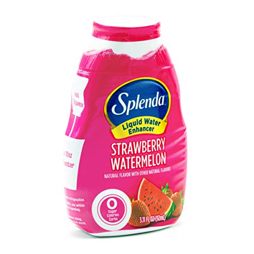 SPLENDA Liquid Water Enhancer Drops  Sugar Free  Zero Calorie  Natural Flavor  Concentrated Drink Mix  3.11 Fl Oz Each Bottle (Strawberry Watermelon   thumbnail