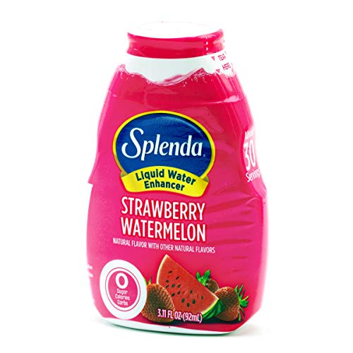 SPLENDA Liquid Water Enhancer Drops  Sugar Free  Zero Calorie  Natural Flavor  Concentrated Drink Mix  3.11 Fl Oz Each Bottle (Strawberry Watermelon   thumbnail