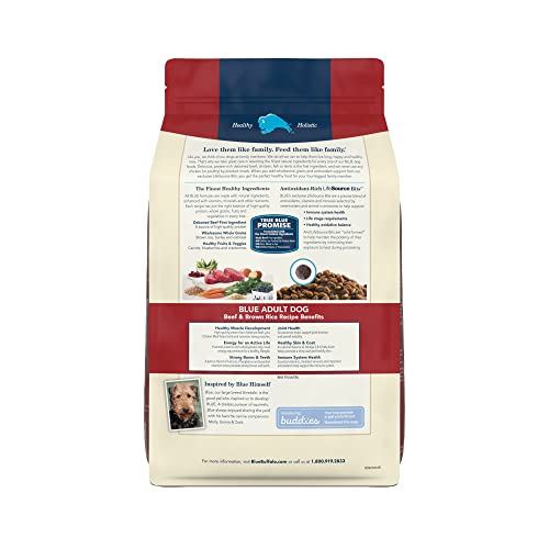 Blue Buffalo Life Protection Formula Natural Dry Dog Food  Beef & Brown Rice  5-lb. Bag thumbnail