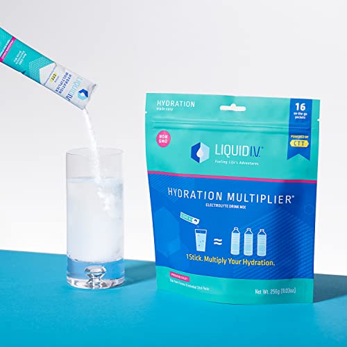 Liquid I.V. Hydration Multiplier - Passion Fruit - Hydration Powder Packets | Electrolyte Drink Mix | Easy Open Single-Serving Stick | Non-GMO thumbnail