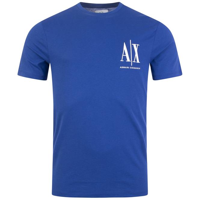 Armani Exchange Small Logo T-Shirt Colour: 1507 Ultramarine, Size: L thumbnail