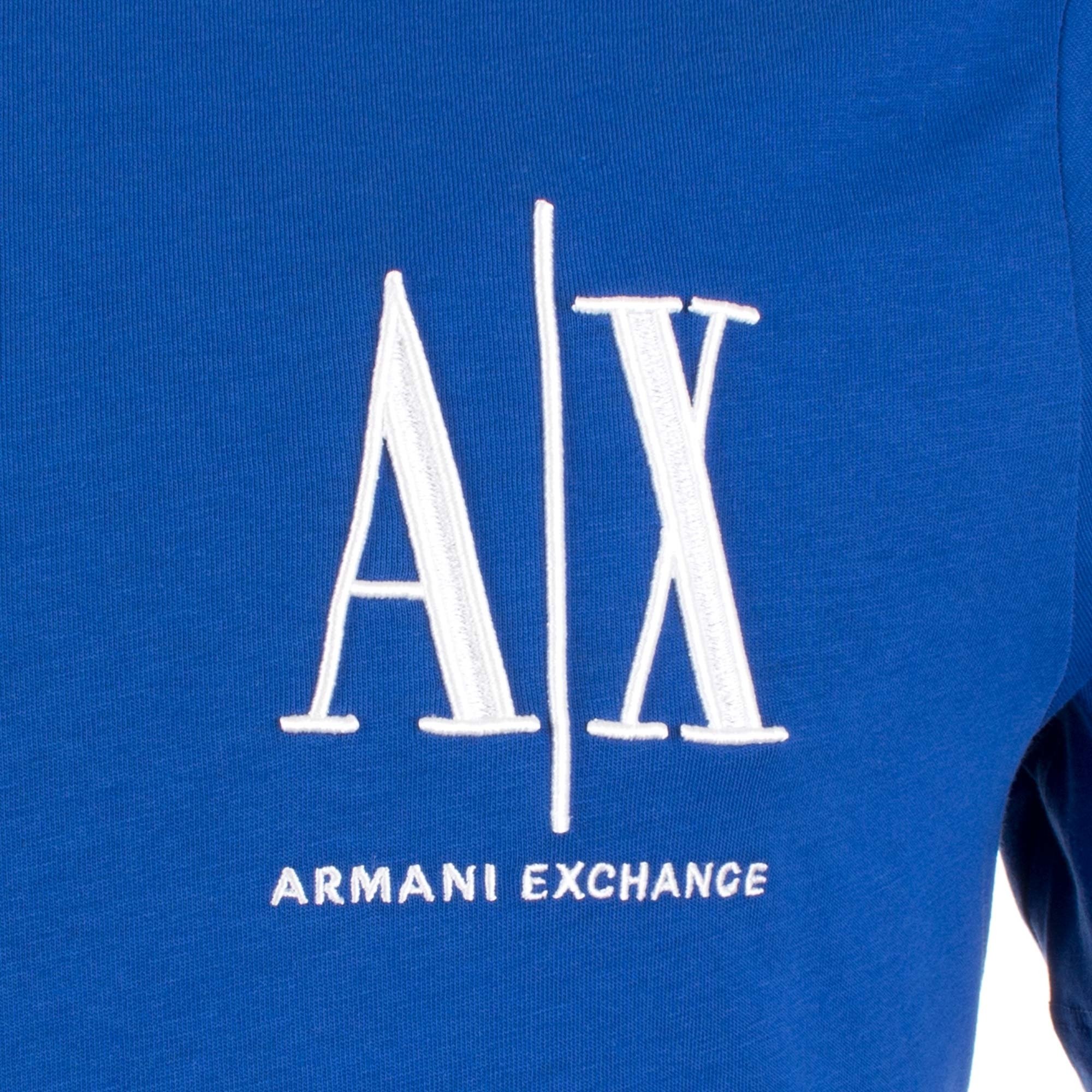Armani Exchange Small Logo T-Shirt Colour: 1507 Ultramarine, Size: L thumbnail