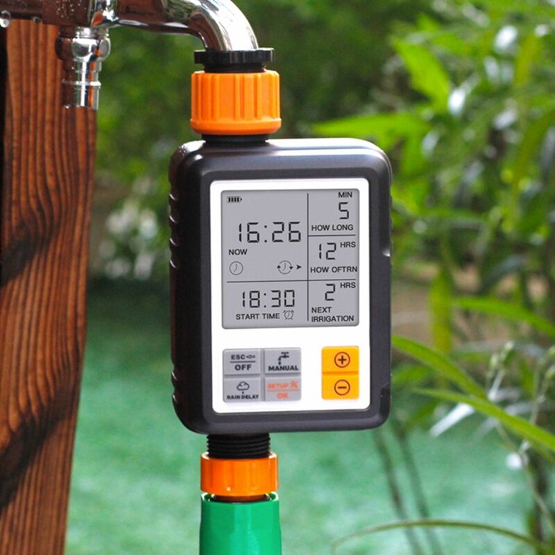 Programmateur Arrosage Numérique - Minuteur Arrosage Automatique Avec Ecran 3 - Minuterie D'Arrosage Automatique Pour Jardin - Différent Modes 2 thumbnail
