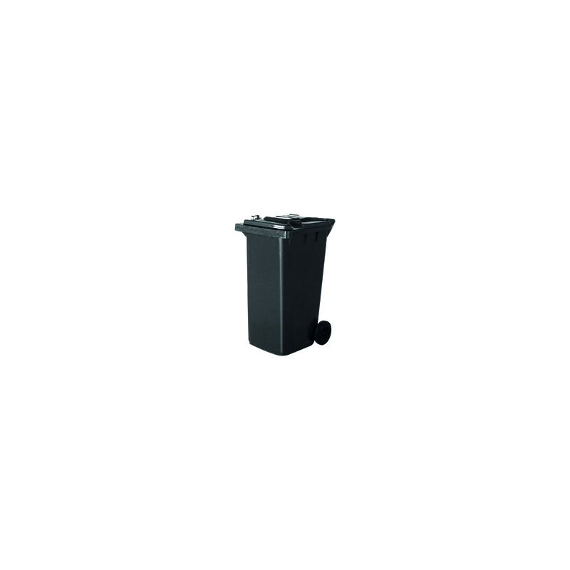 Poubelle Conteneur 120l a Roulettes Gris EDA - 17743 - - thumbnail
