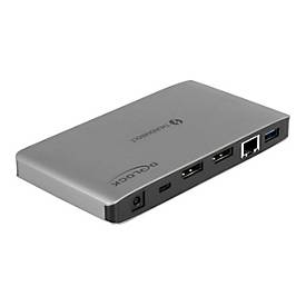 DeLOCK 87777 Notebook Dock/port Replicator Wired Thunderbolt 3 Grey