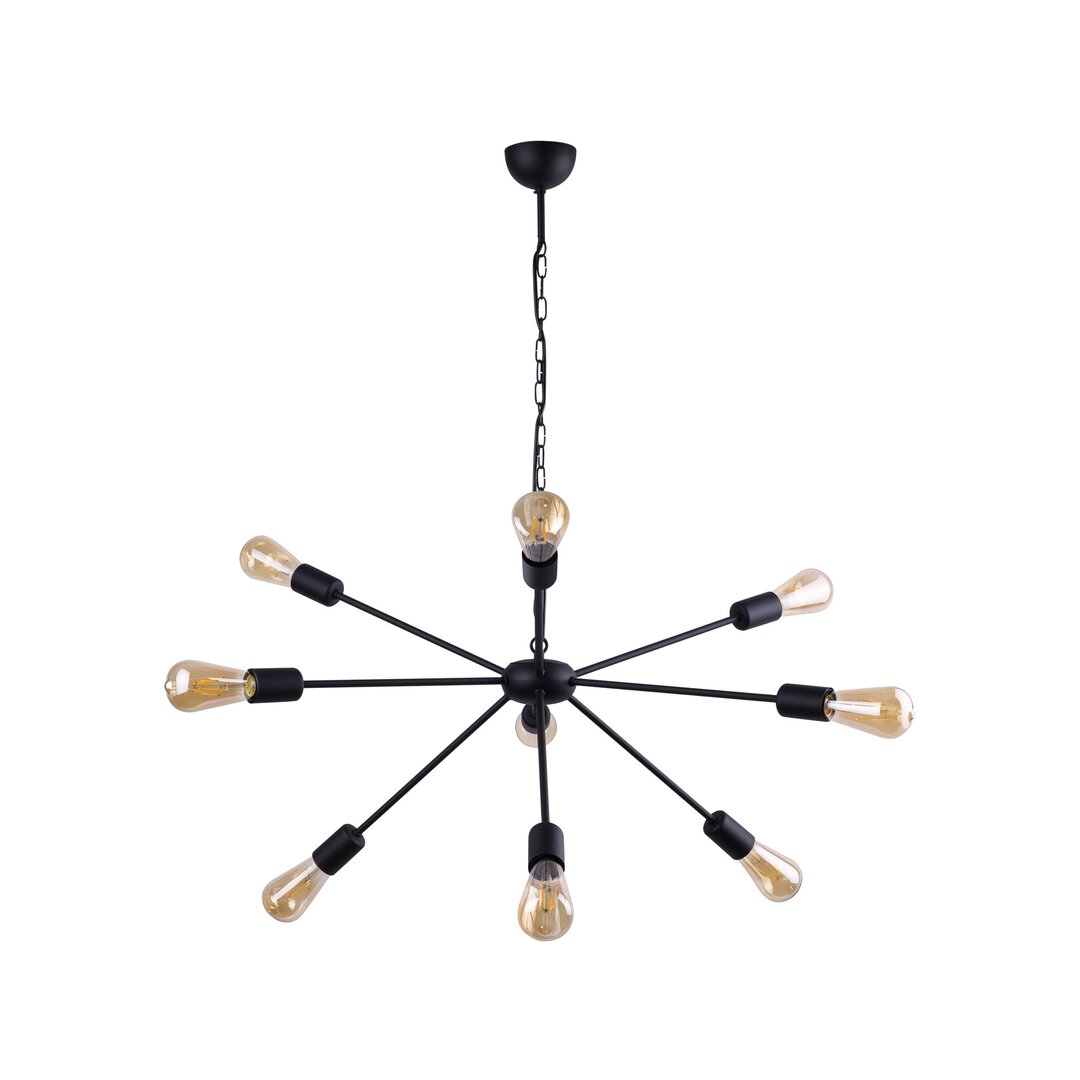 Lampa Sufitowa Czarna Vintage Pająk średnica 77cm Nowodvorski 9734