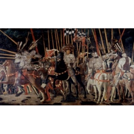 Battle of San Romano the Counterattack of Michelotto Da Cotignola Ca 1455 Paolo Uccello (Paolo Di Dono)(1397-1475 Italian) Tempera on Wood Panel Musee