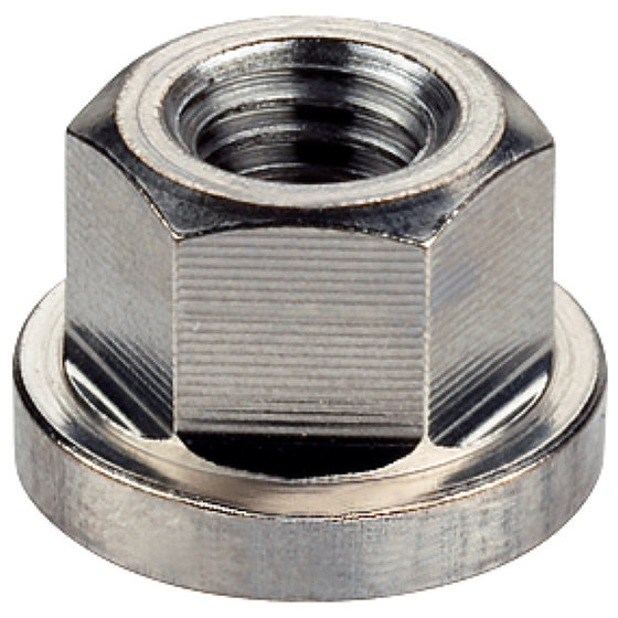 HALDER - Sechskantmuttern Mit Bund, DIN 6331 (Höhe 1,5?d) | D1=M16 / Rostfreier Stahl | 23080.0116