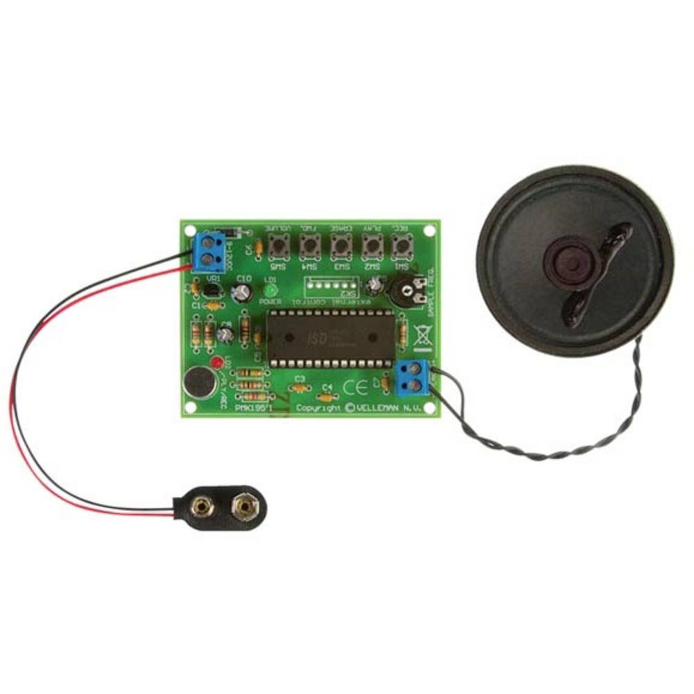 Whadda WSAH195 Audio Recording Unit, Arduino Compatible