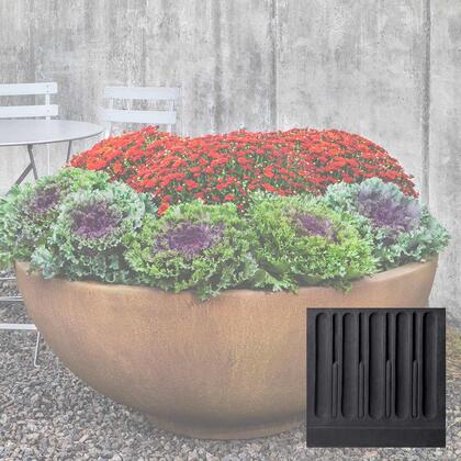 Contour Collection GFRC-1000-NN Low Bowl 4719 in Nero Nuovo