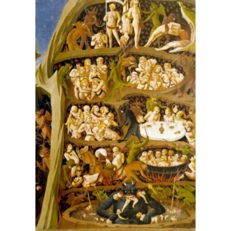 Italy Florence Museo Di San Marco the Last Judgment by Fra Angelico Tempera on Panel (1395 -1455) Detail Canvas Art - Fra Angelico (24 X 36)