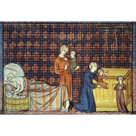 1136 Guillaume of Saint-Pathus Canvas Art - (24 X 18)