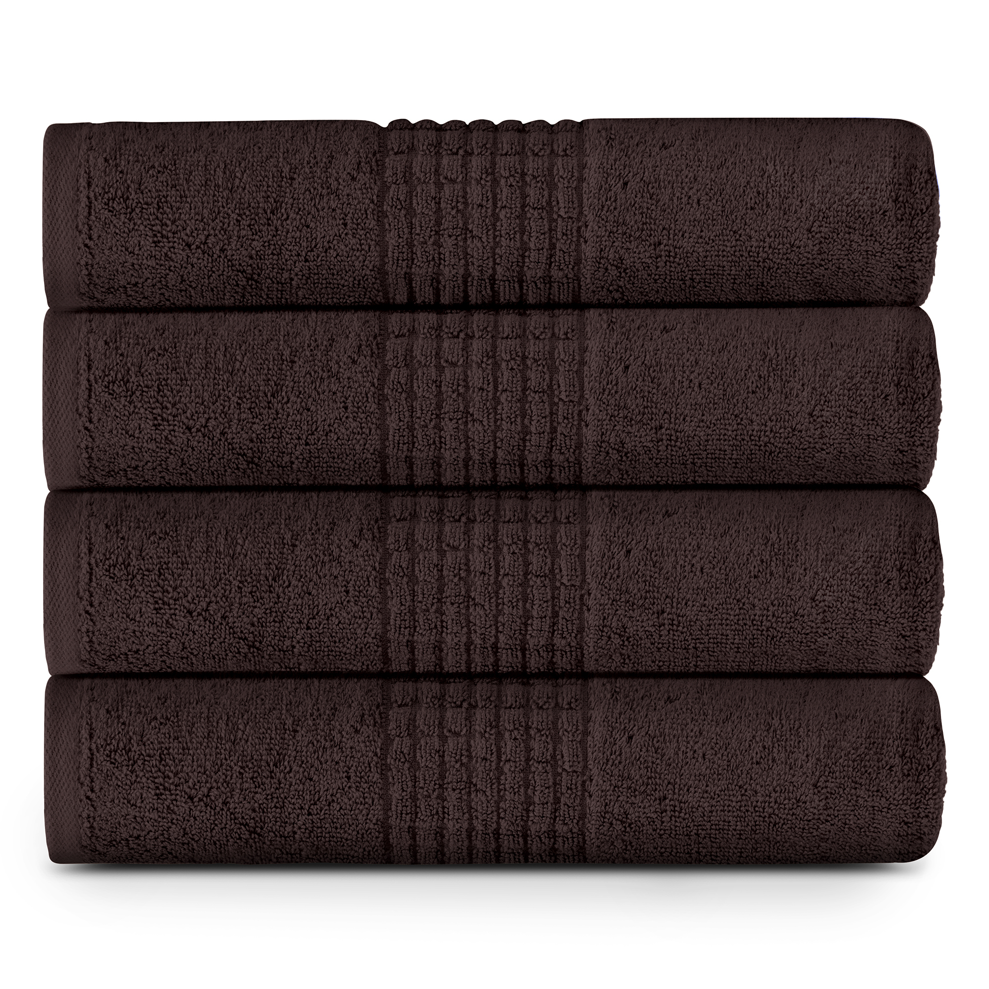 Lavish Touch 100% Egyptian 2 Ply Cotton 700 GSM Mosaic 7 Pc Towels Set Blue