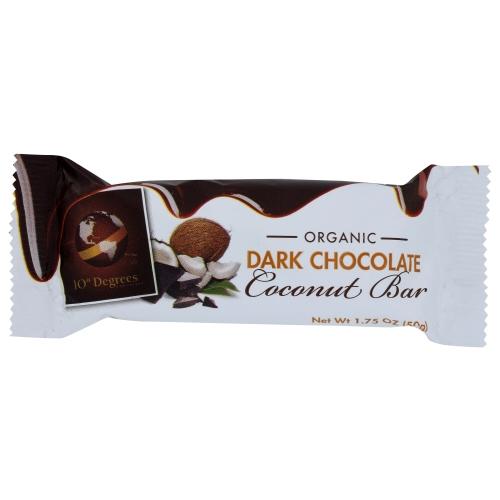 DARK CHOCOLATE ORGANIC COCONUT BAR, DARK CHOCOLATE