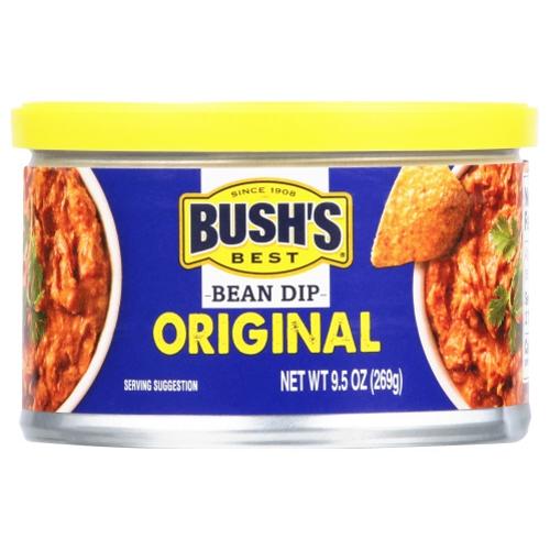 Bushs Best, Dip Bean Original, 9.5 Oz(Case of 12)
